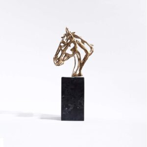 Chinese feng shui statue sculpture Modern Metal Sculpture, Light Luxury Home Decoration, Abstract Metal Chinese Hollow Horse Head Crafts Animal Statue, Used For Office Decoration And Home Decoration E Chinese feng shui statue sculpture Modern Metal Sculpture, Light Luxury Home Decoration, Abstract Metal Chinese Hollow Horse Head Crafts Animal Statue, Used For Office Decoration And Home Decoration E