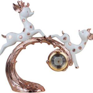 Feng Shui Ornaments Modern Wedding Gift Light Luxury Creative Home Deer Statue Decoration Deer Clock Furnishing Wine Cabinet bar Living Room TV Cabinet furnishings Creative Figurine Sculptures Feng Shui Ornaments Modern Wedding Gift Light Luxury Creative Home Deer Statue Decoration Deer Clock Furnishing Wine Cabinet bar Living Room TV Cabinet furnishings Creative Figurine Sculptures