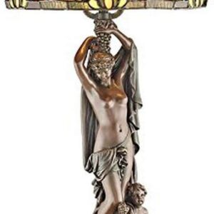 Design Toscano Lucina of Light Stained Glass Lamp Design Toscano Lucina of Light Stained Glass Lamp