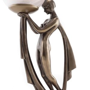 Goddess Figurine Art Deco Lamp Goddess Figurine Art Deco Lamp
